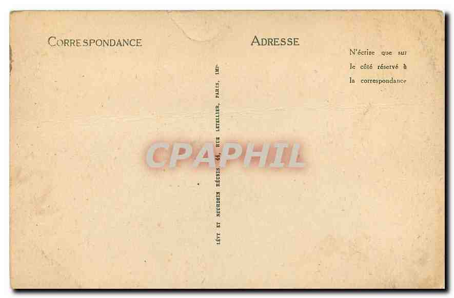 CPA Paris la Chambre des Deputes  — Rückseite