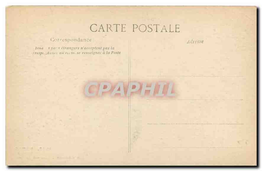 CPA Paris La Sorbonne la grande salle du conseil  — Rückseite