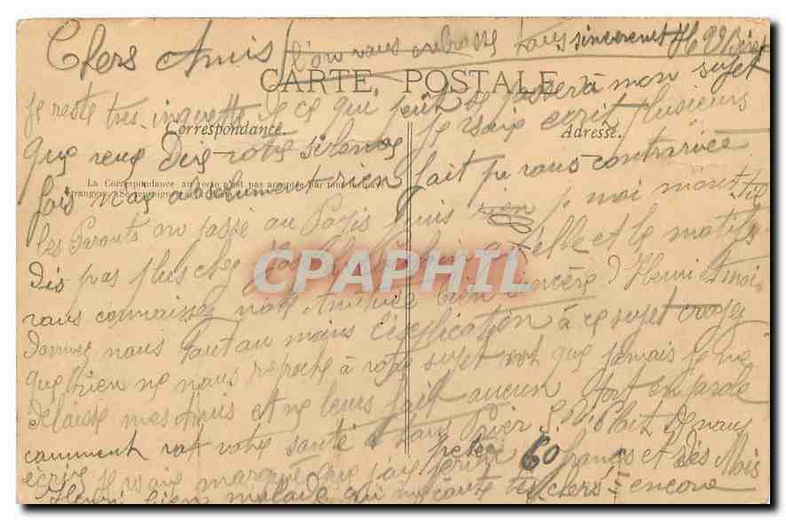 CPA Paris Au Jardin des Plantes la grande Serre  — Rückseite