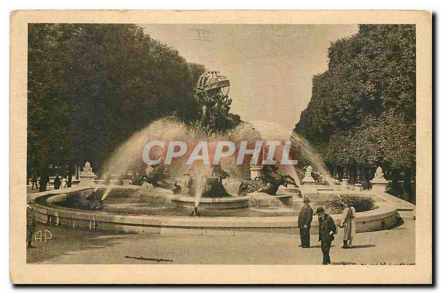 CPA Paris La Fontaine Caroeaux Jardin du Luxembourg 