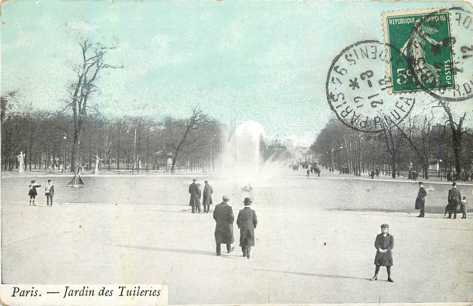 CPA Paris Jardin des Tuileries 