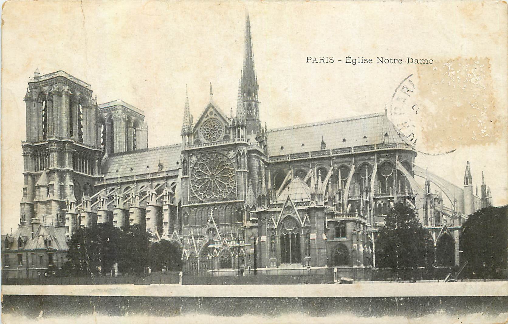 CPA Paris Eglise Notre Dame 