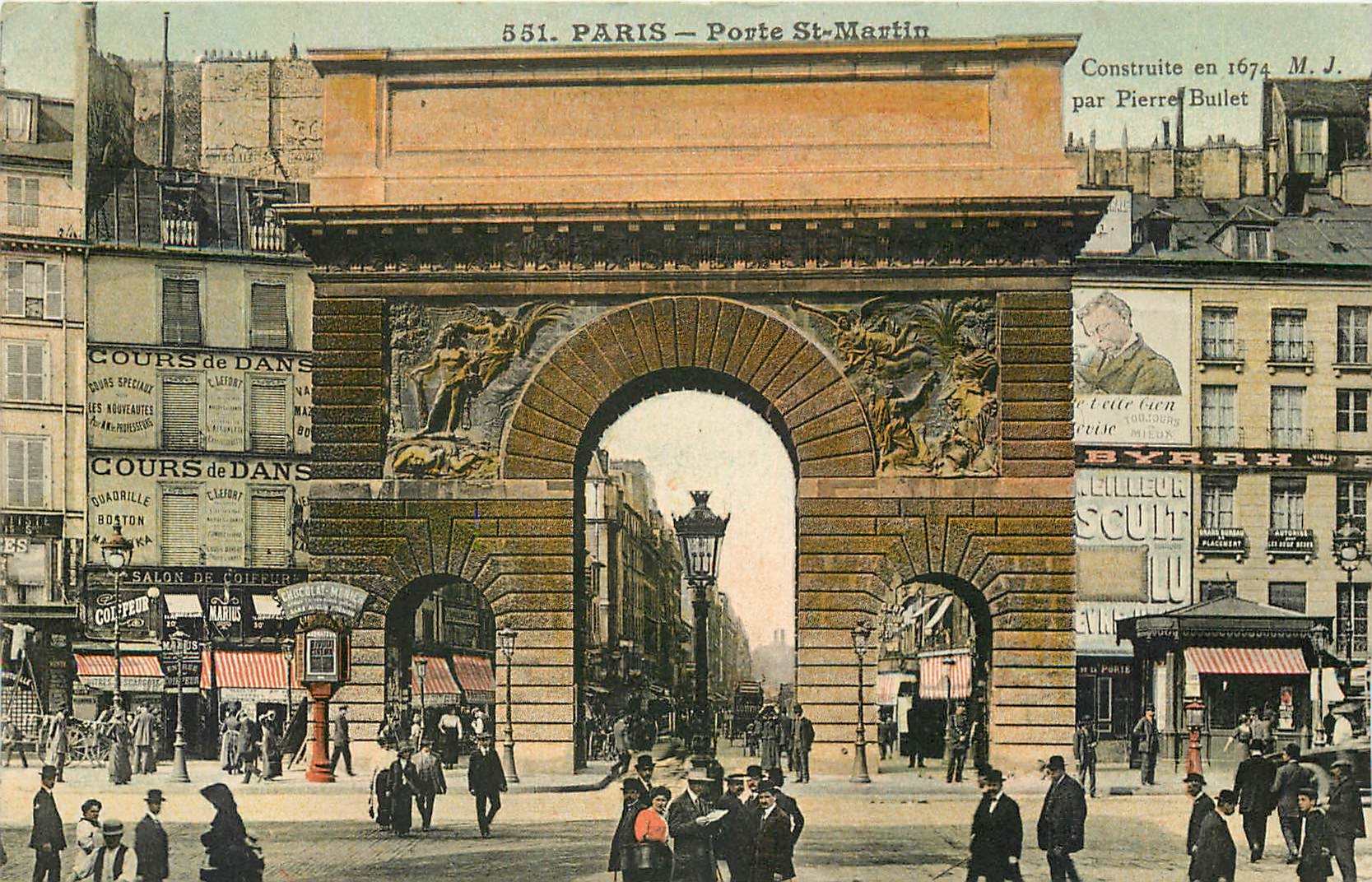 CPA Paris Porte St Martin 