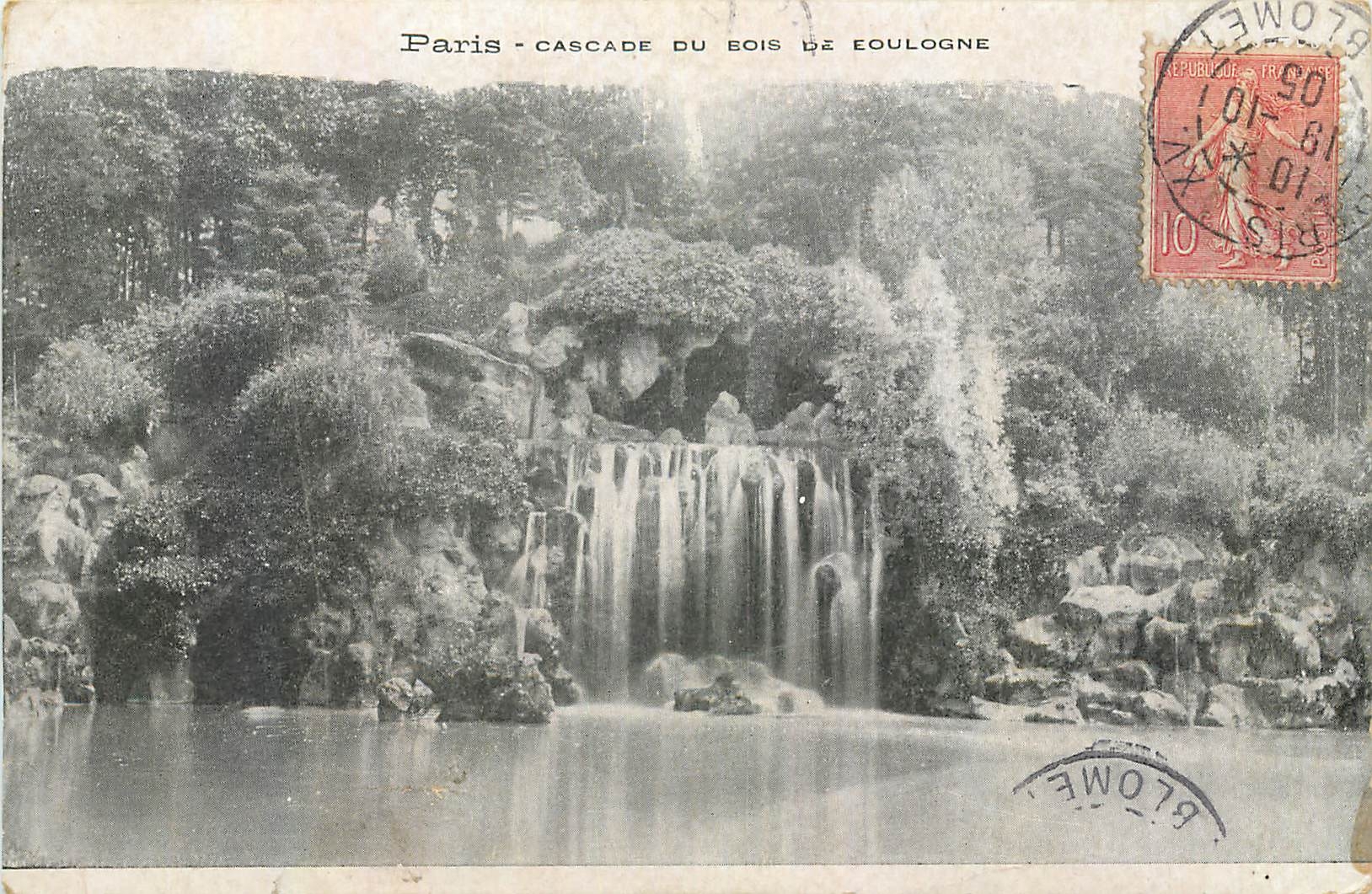 CPA Paris Cascade du bois de boulogne 
