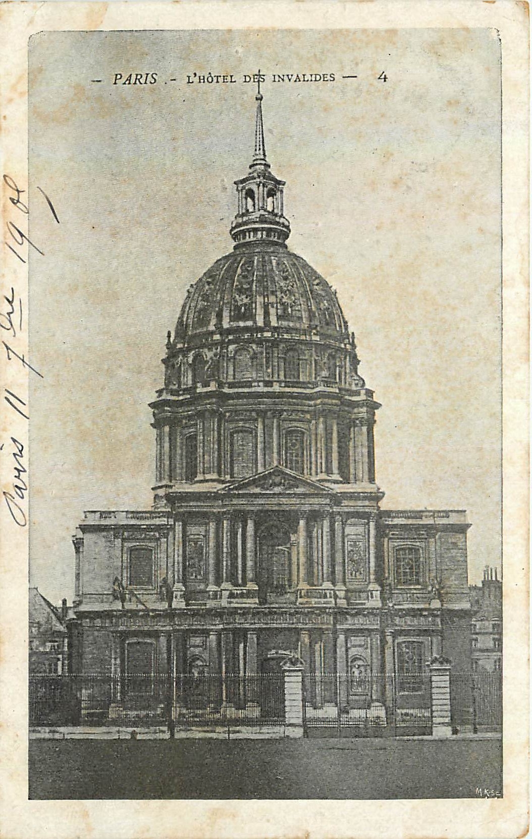 CPA Paris L'Hotel des Invalides 