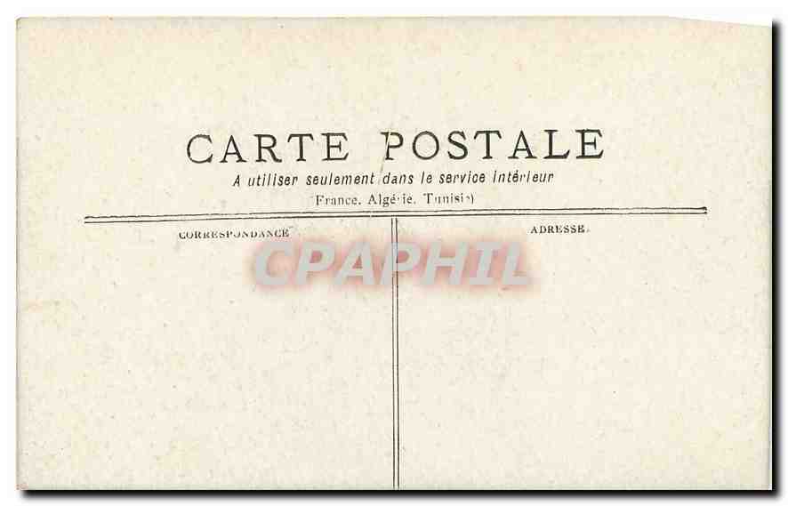 CPA Paris la Seine et l'hotel de ville  — Rückseite