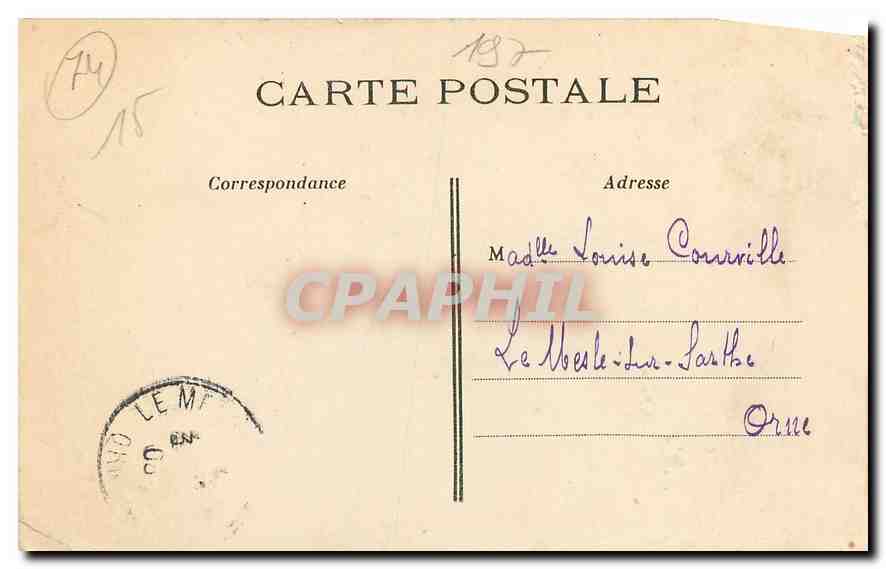 CPA Paris La Gare de Lyon  — Rückseite