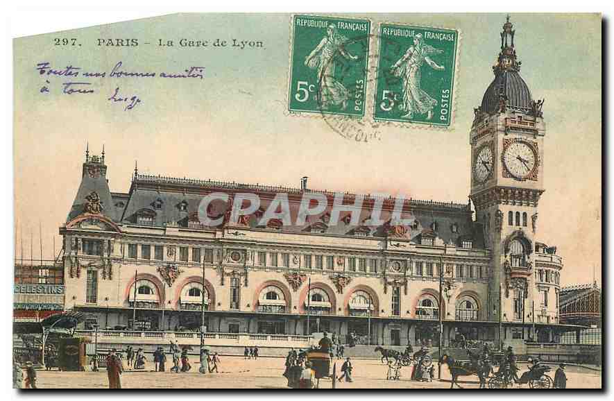CPA Paris La Gare de Lyon 