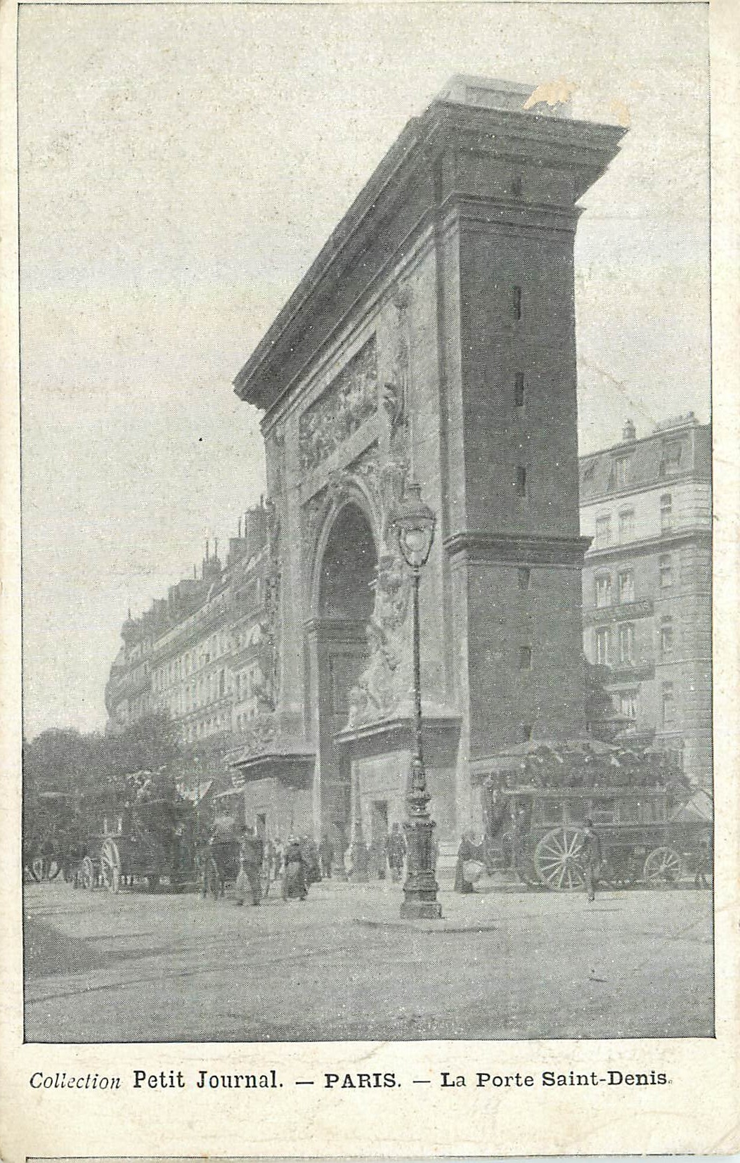 CPA Collection Petit Journal Paris la Porte Saint Denis 