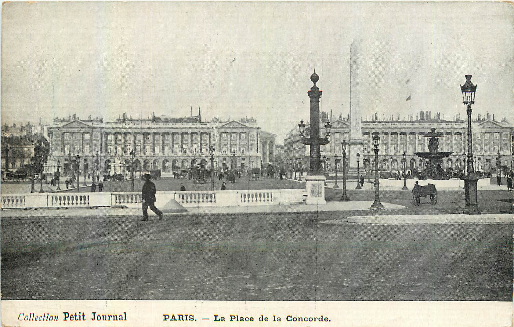 CPA Collection Petit Journal Paris La Place de la Concorde 
