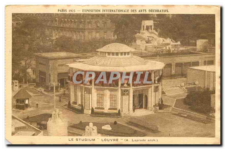 CPA Paris Le Studium Louvre Exposition internationale des Arts decoratifs 
