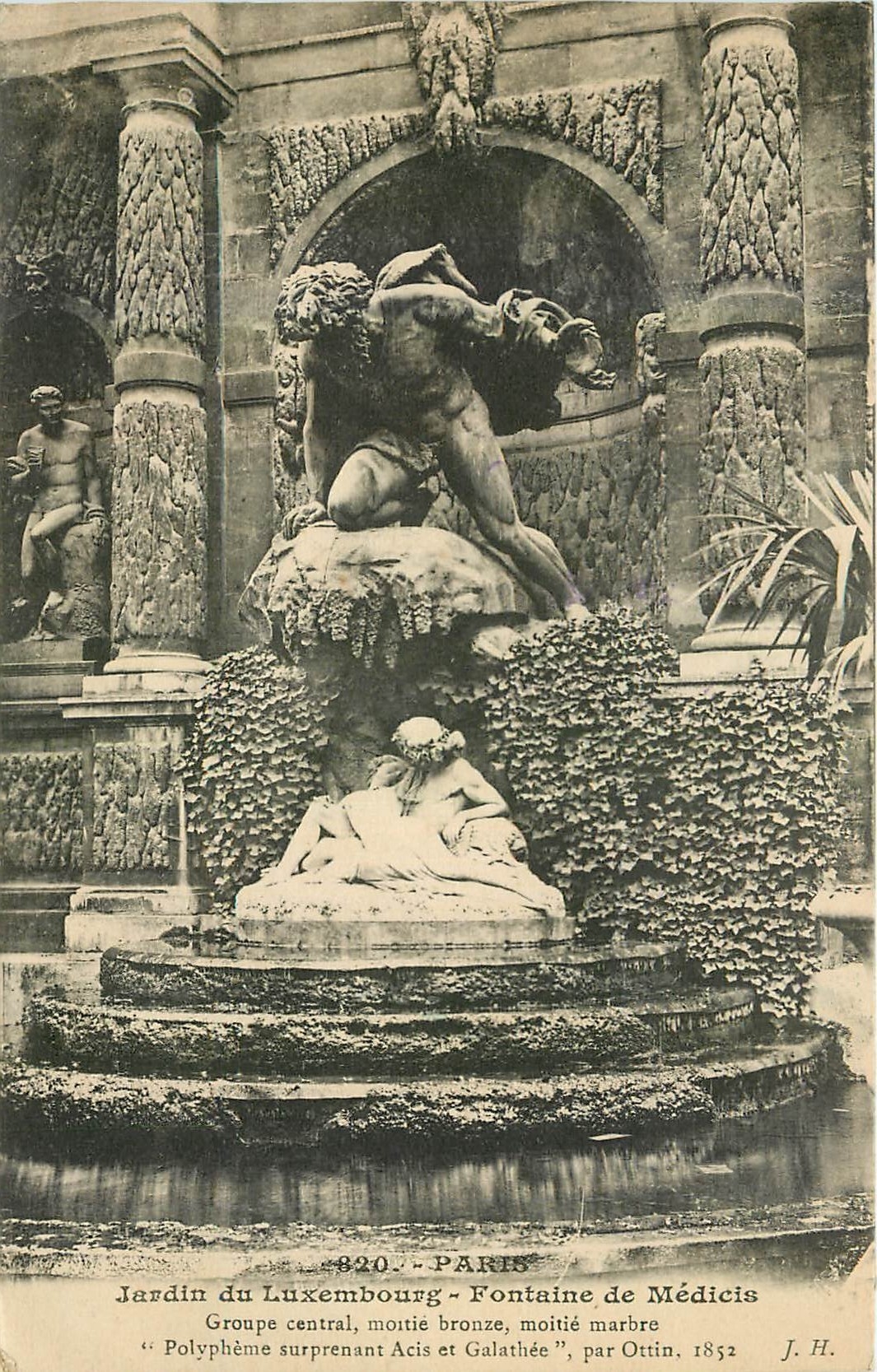 CPA Paris Jardin du Luxembourg Fontaine de Medicis 