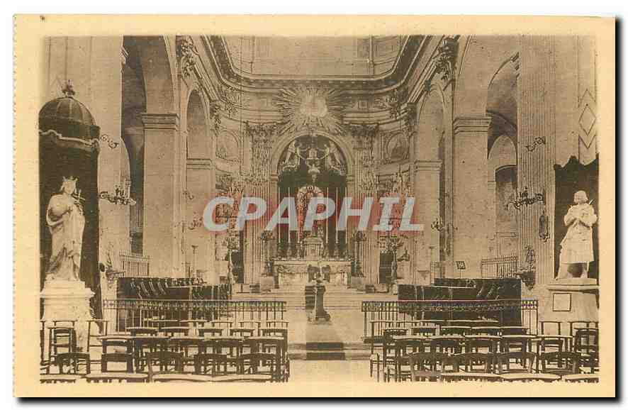 CPA Eglise Saint Louis en L'Isle Le Choeur 