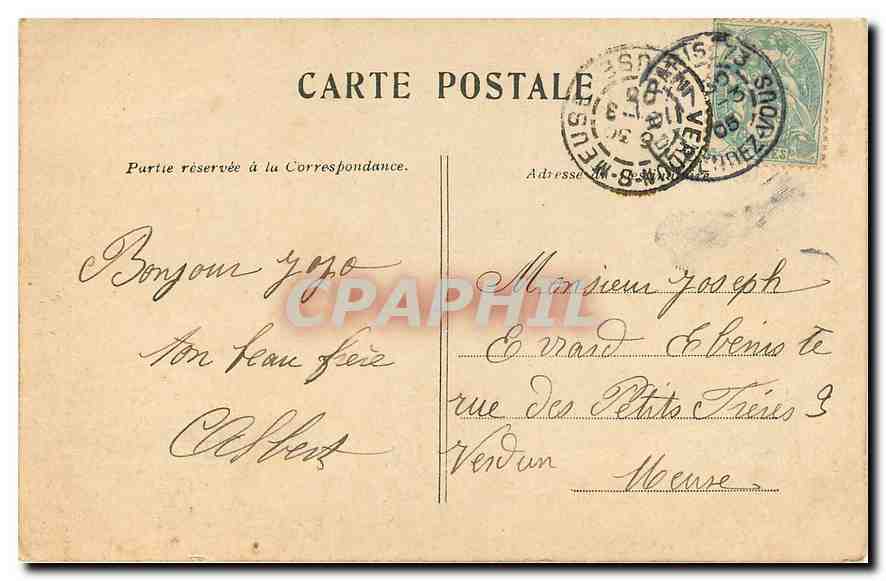 CPA Paris Le Moulin rouge  — Verso