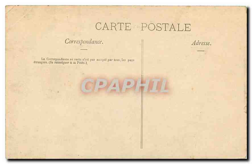 CPA Paris Hotel des Postes et Telegraphes  — Rückseite