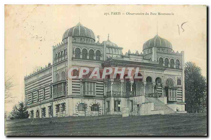 CPA Paris Observatoire du Parc Montsouris 