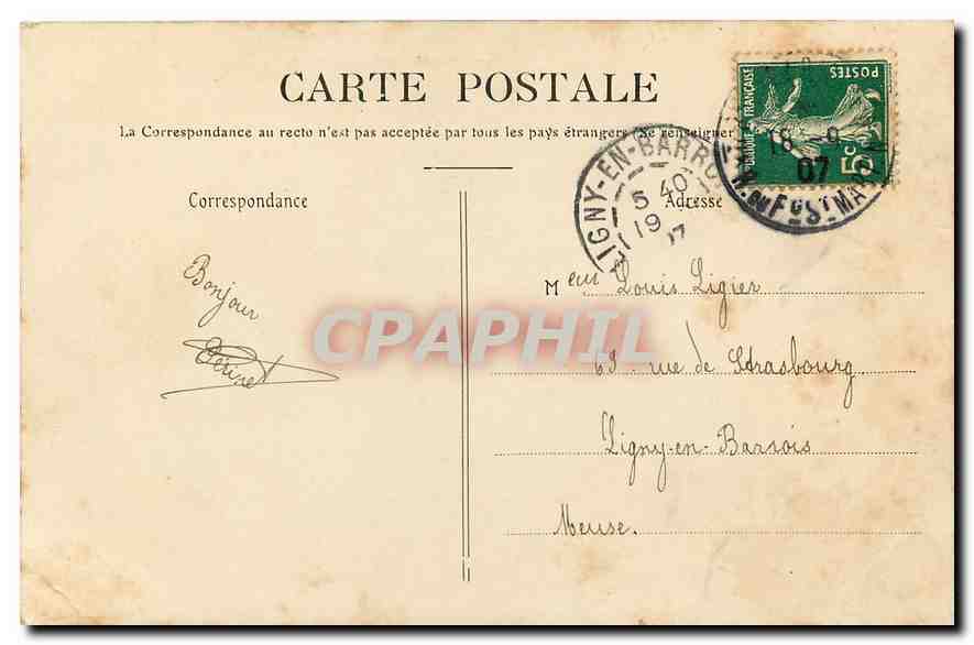 CPA Paris Observatoire du Parc Montsouris  — Rückseite