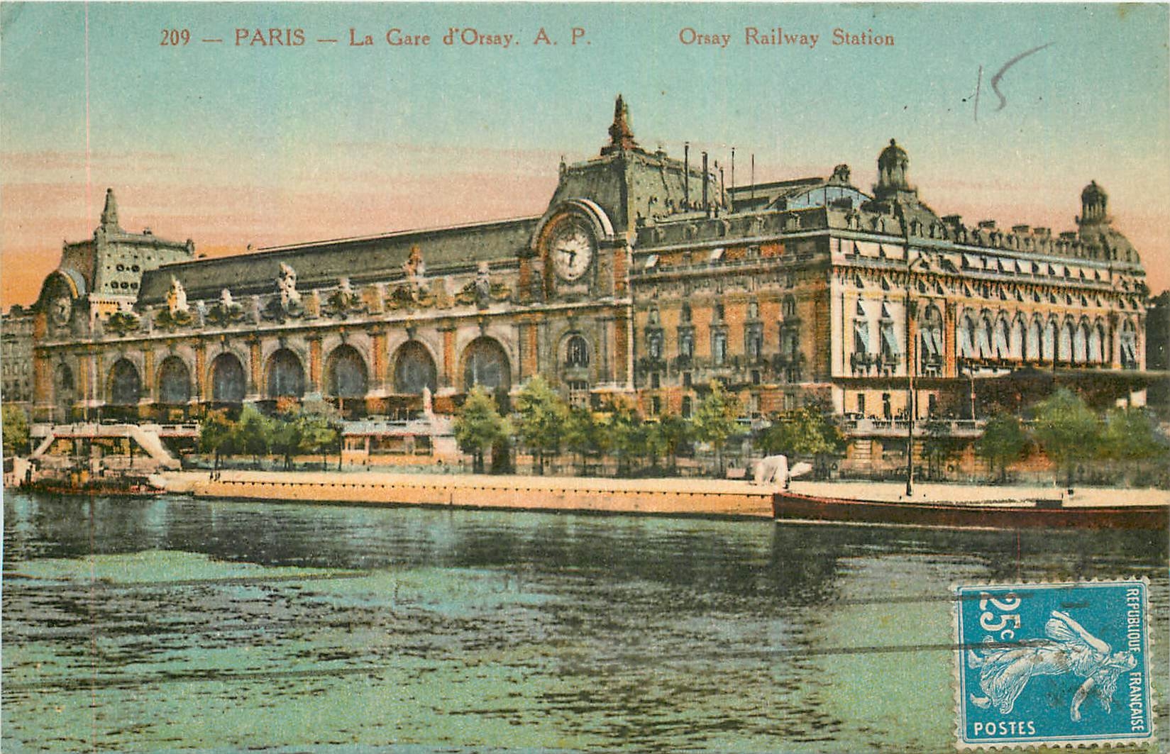 CPA Paris La Gare d'Orsay 