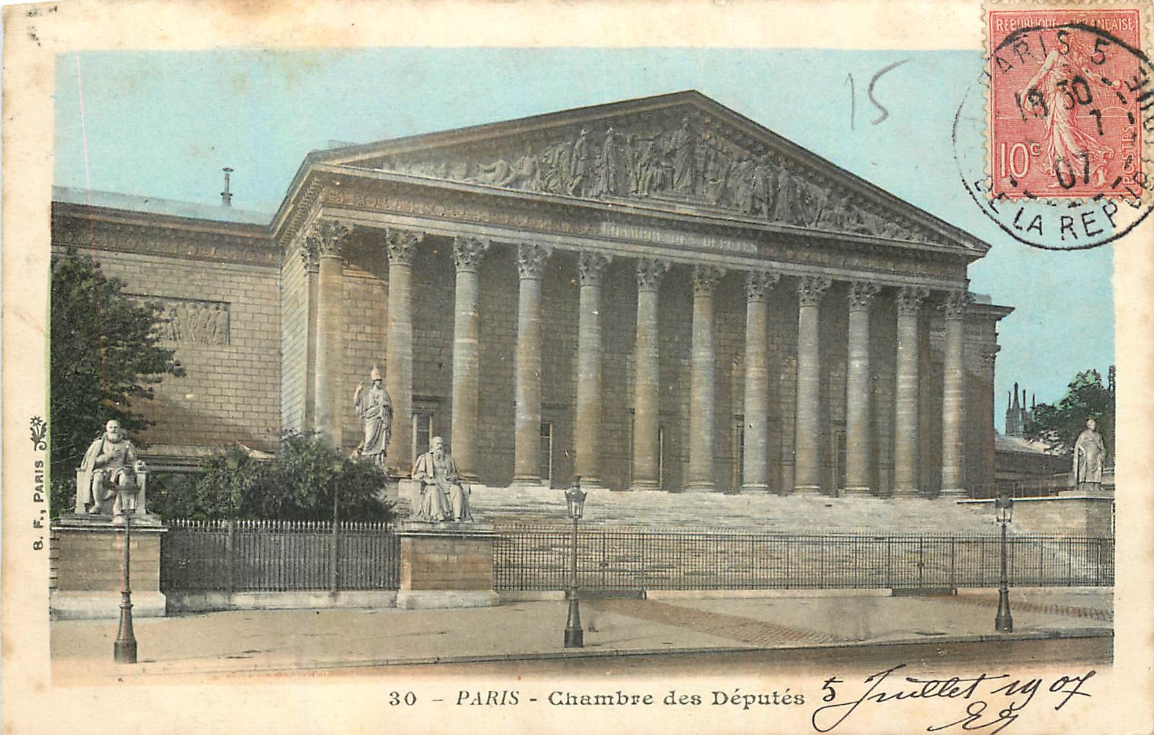 CPA Paris Chambre des Deputes 