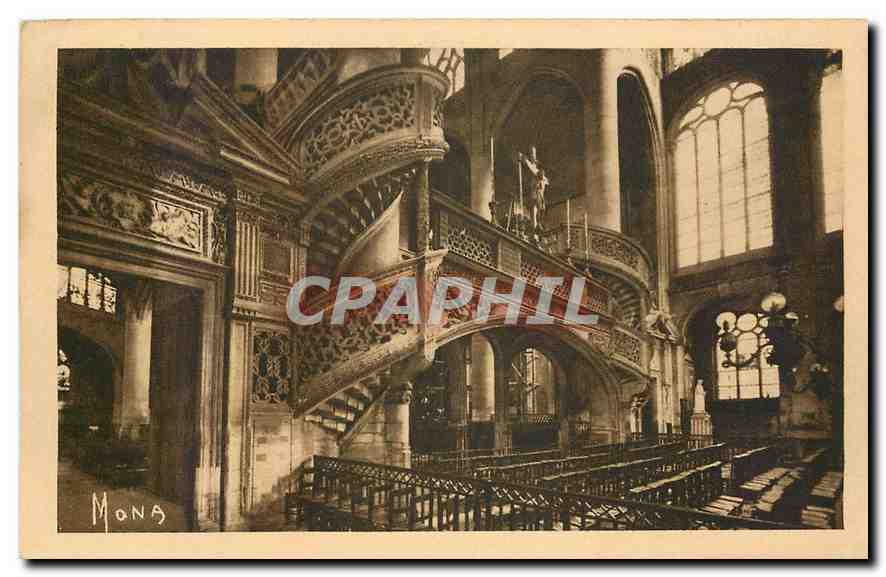 CPA Paris Interieur de Saint Etienne du Mont le Jube 