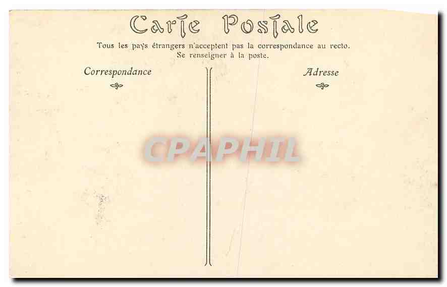 CPA Paris la Sainte Chapelle Portail au Sud donnant sur l'Oratoire de Louis XI  — Verso