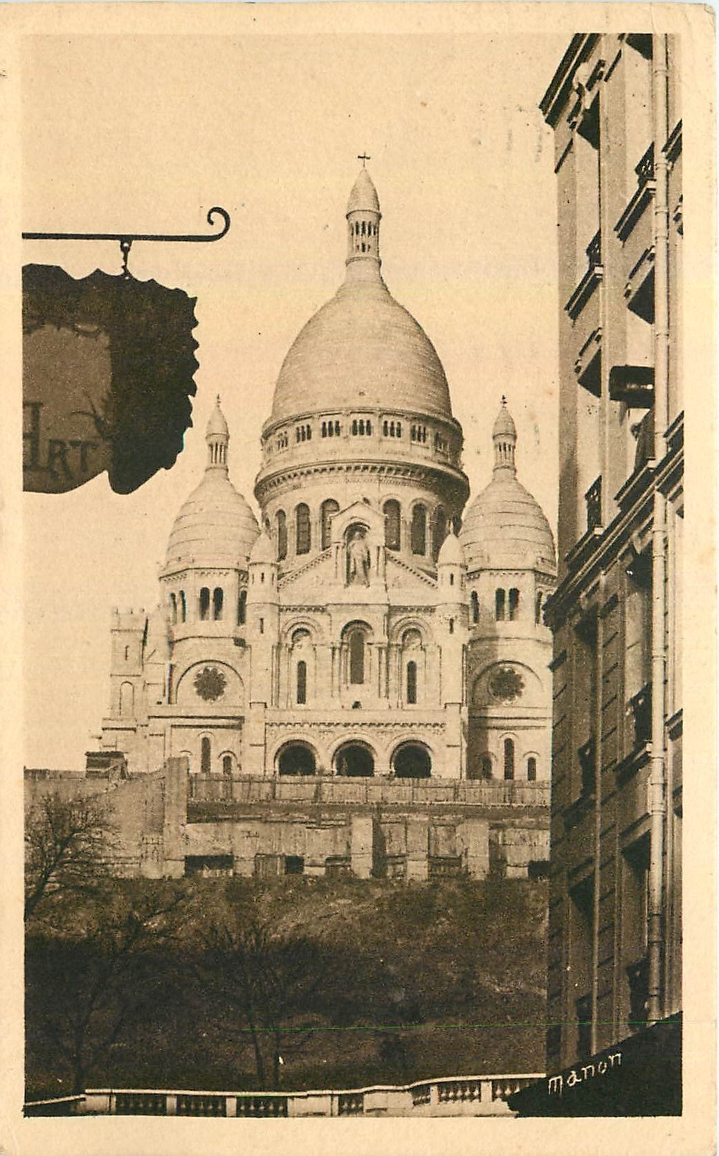 CPA Paris La Basilique du Sacre Coeur 