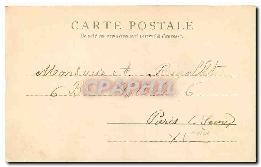 CPA Buttes Chaumont La Lanterne et le Pont Suspendu Paris  — Rückseite