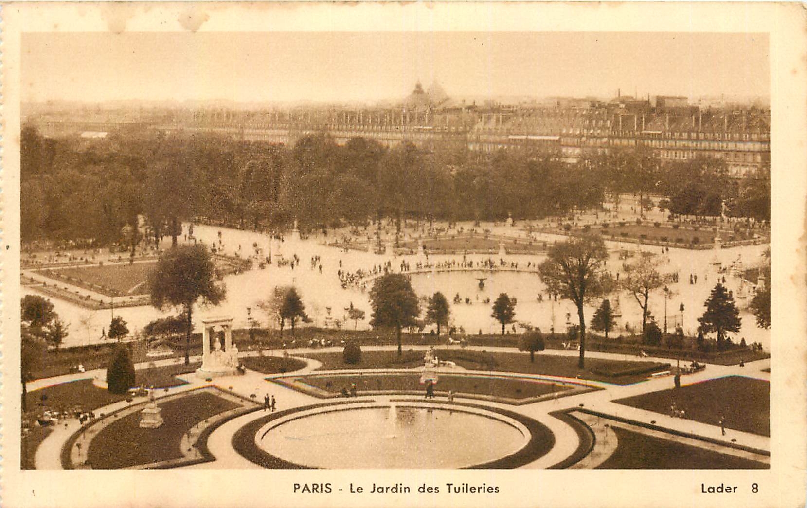 CPA Paris Le Jardin des Tuileries 