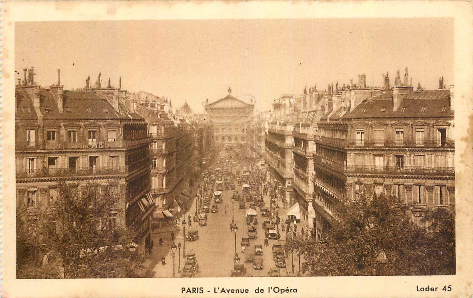 CPA Paris L'Avenue de l'Opera 