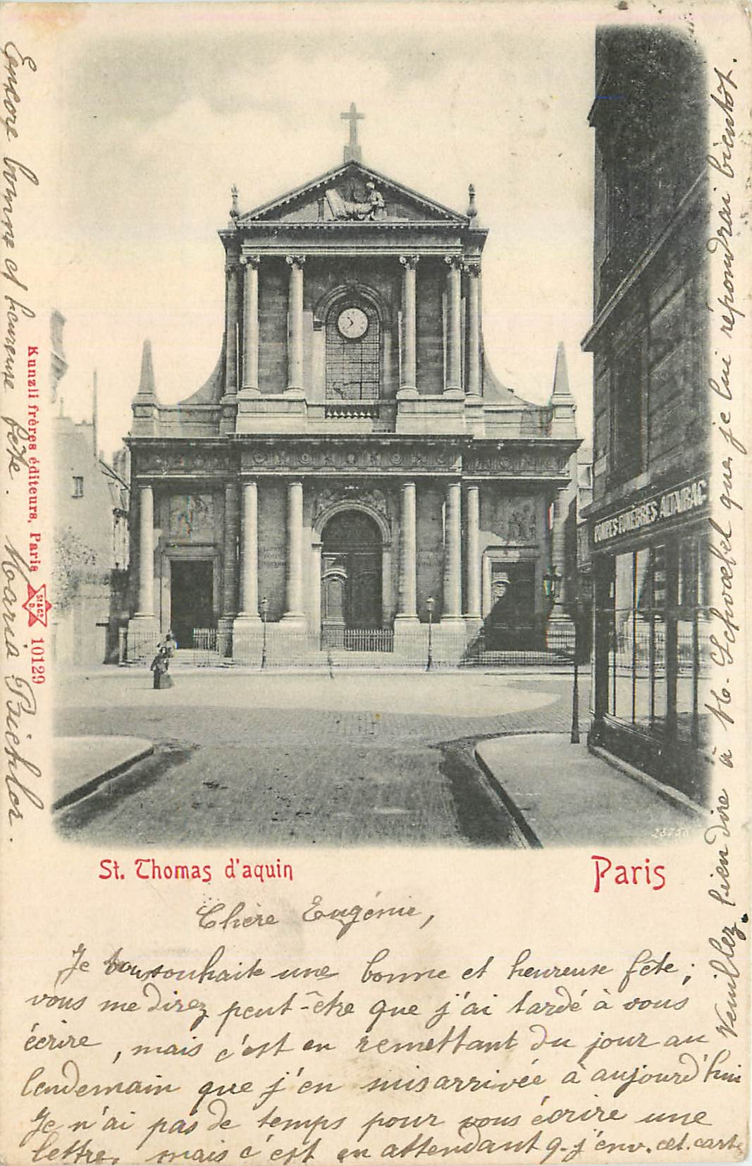 CPA St Thomas d'Aquin Paris 