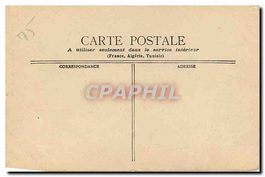 CPA Paris Cathedrale St Denis  — Verso