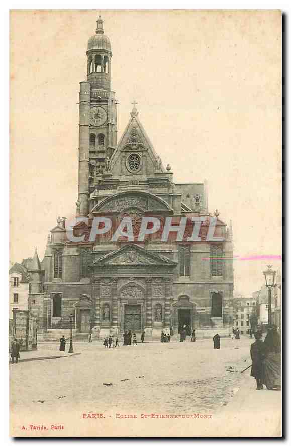 CPA Paris Eglise St Etienne du Mont 