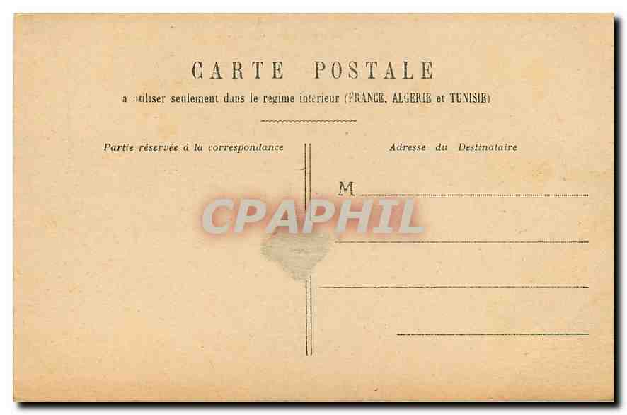CPA Paris Eglise Sainte Eustache  — Verso
