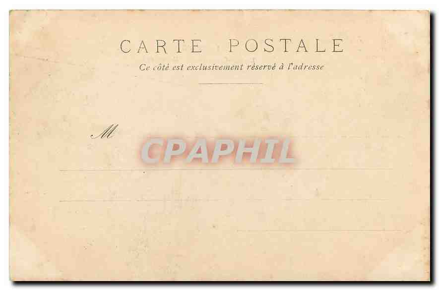 CPA Paris Buttes Chaumont Belvedere  — Verso