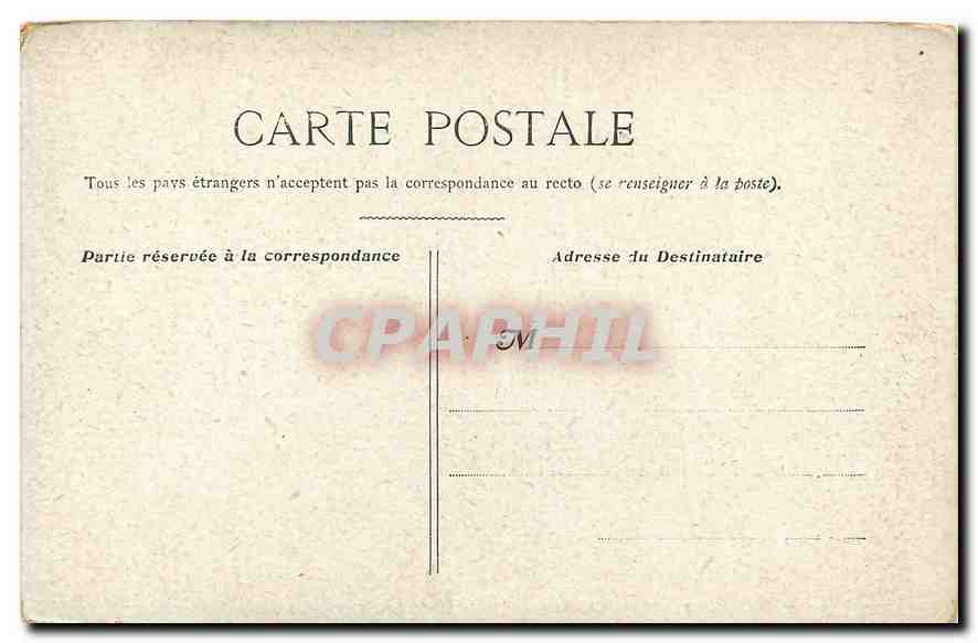 CPA Paris Eglise Saint Laurent  — Verso