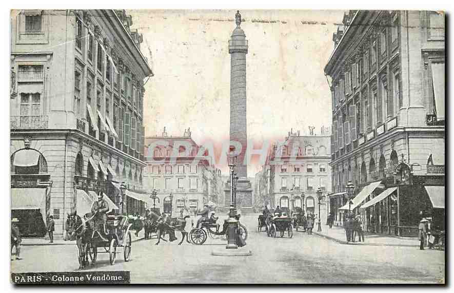 CPA Paris Colonne Vendome 