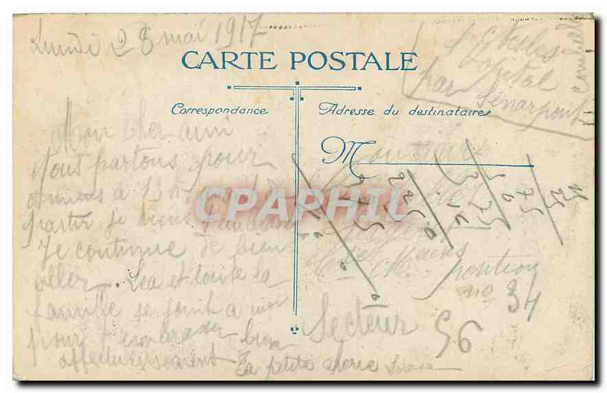 CPA Paris Colonne Vendome  — Rückseite