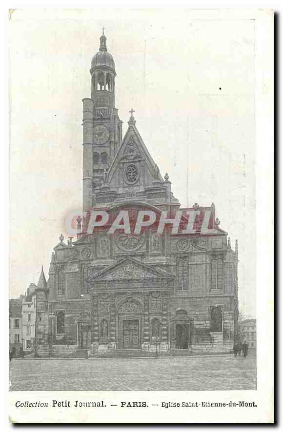 CPA Collection Petit Journal Paris Eglise Saint Etienne du Mont 