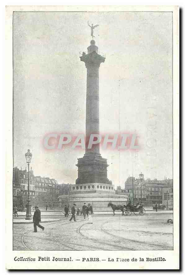 CPA Collection Petit Journal Paris La Place de la Bastille 