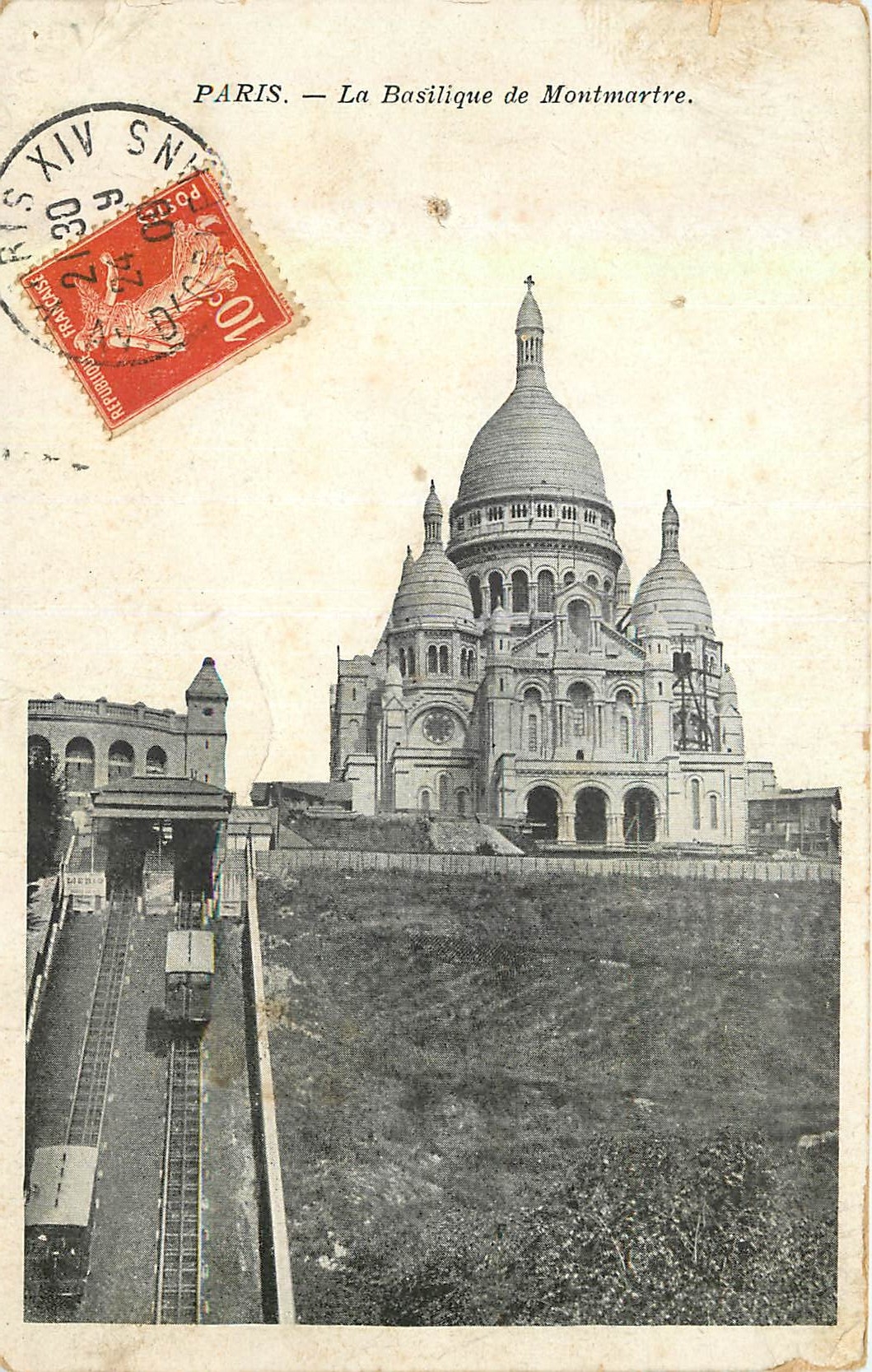 CPA Paris La Basilique de Montmartre 
