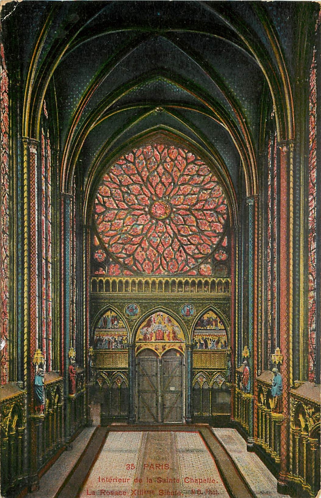 CPA Paris Interieur de la Sainte Chapelle 