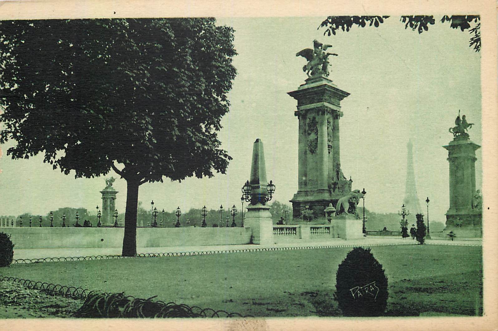 CPA Les Jolis Coins de Paris Le Pont Alexandre III 