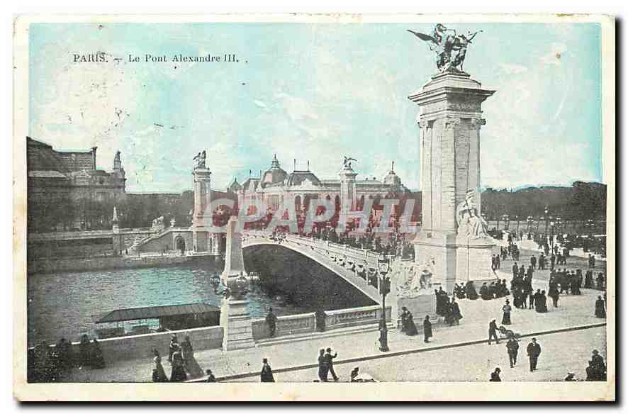 CPA Paris Le Pont Alexandre III 