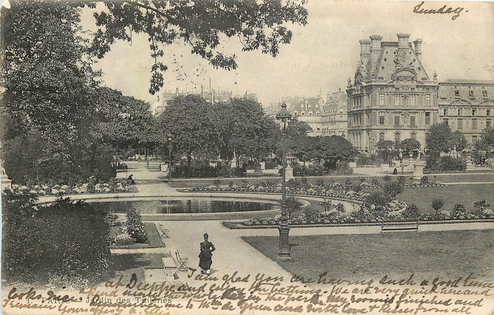 CPA Paris Jardin des Tuileries 