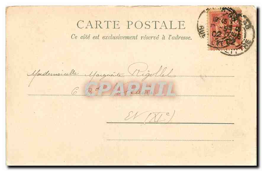 CPA Paris Buttes Chaumont La Lanterne et le Pont suspendu  — Rückseite