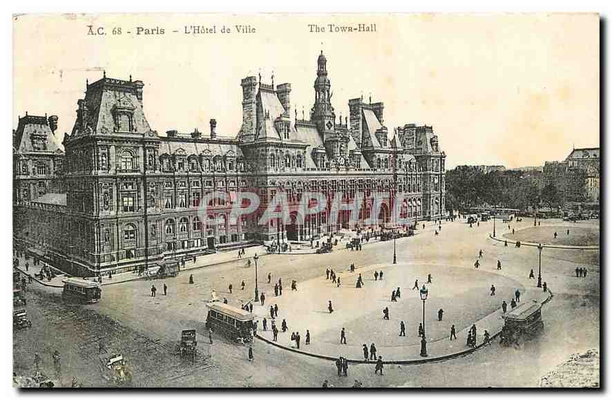 CPA Paris L'Hotel de Ville 