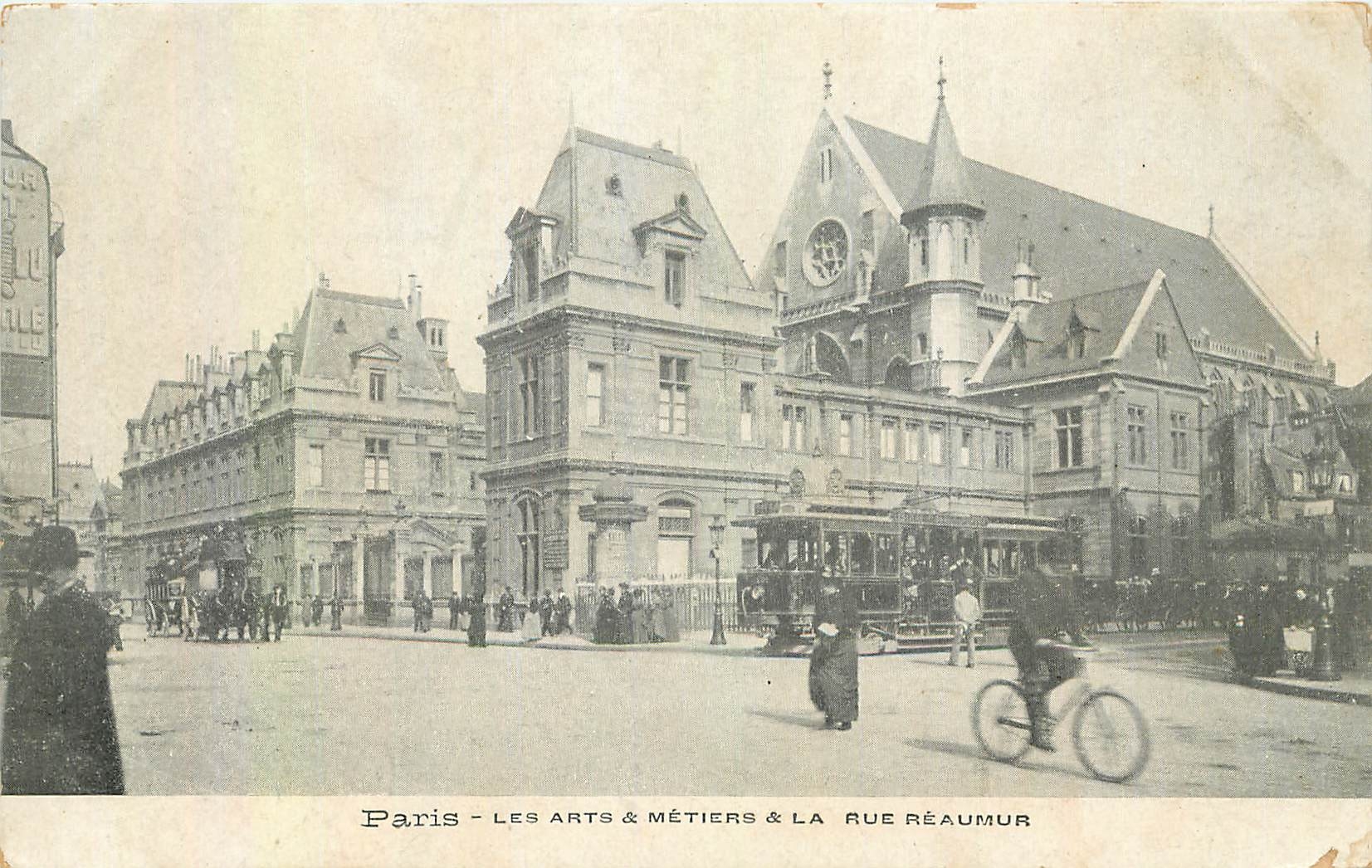 CPA Paris Les Arts & Metiers & la Rue Reaumur 