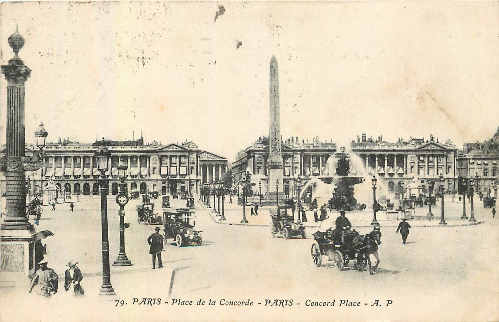 CPA Paris Place de la Concorde 