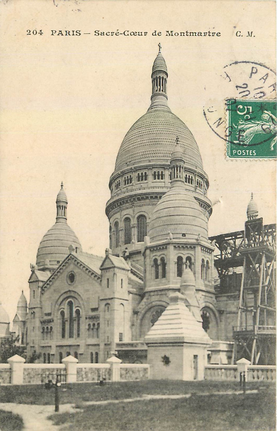 CPA Paris Sacre Coeur de Montmartre 