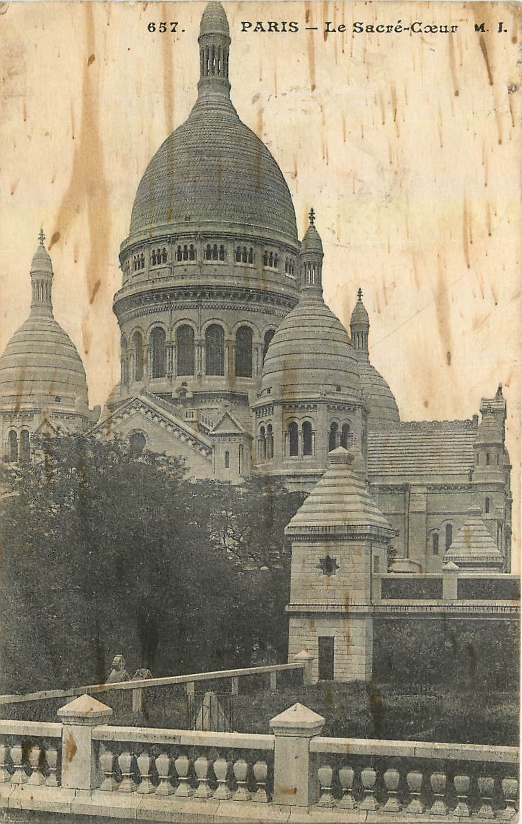 CPA Paris Le Sacre Coeur 